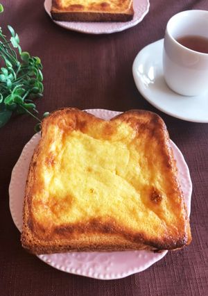 新感覚♡バスクチーズケーキ風トースト-レシピのメイン写真