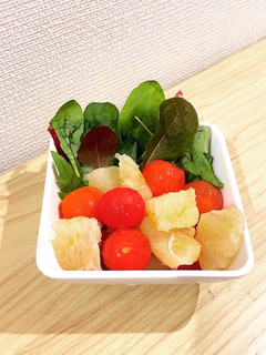 ミニトマトとグレープフルーツのサラダ-レシピのメイン写真