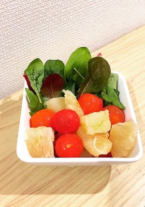 ミニトマトとグレープフルーツのサラダ-レシピのメイン写真