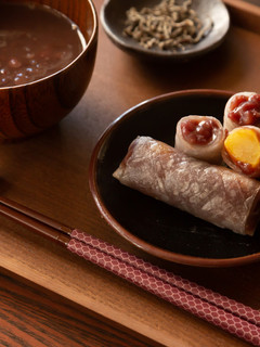 鏡開き♪あんこを包んでワンハンドぜんざい-レシピのメイン写真