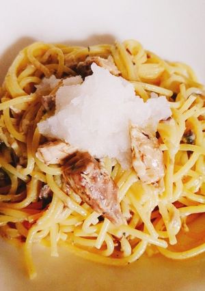 ゆず風味！さばのクリームパスタ-レシピのメイン写真