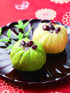 甘納豆とお芋の茶巾♪-レシピのメイン写真