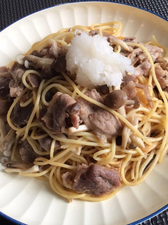 牛肉とキノコの和風パスタ-レシピのメイン写真