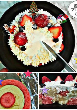 時短簡単!ショートケーキ★小麦粉卵不使用-レシピのメイン写真