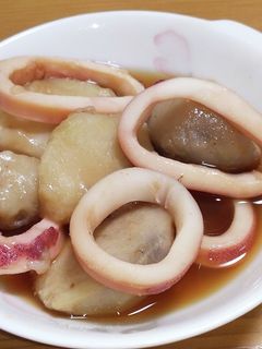 サトイモとイカの煮物-レシピのメイン写真
