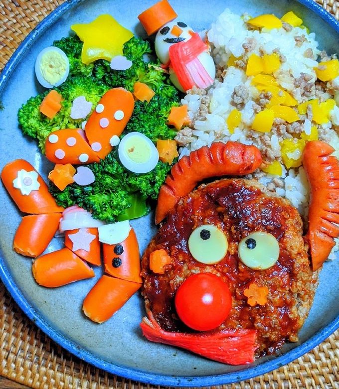 クリスマスプレート by 春菜食堂ϋ♡ 【クックパッド】 簡単おいしい