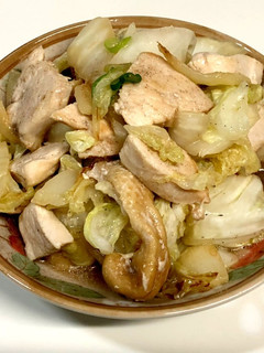 白菜と鶏むね肉の白だし炒め-レシピのメイン写真