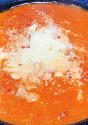 チーズたっぷりトマトラーメン-レシピのメイン写真