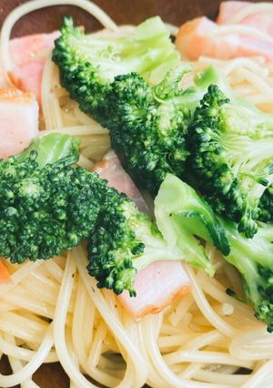 ベーコンとブロッコリーのこく旨和風パスタ-レシピのメイン写真