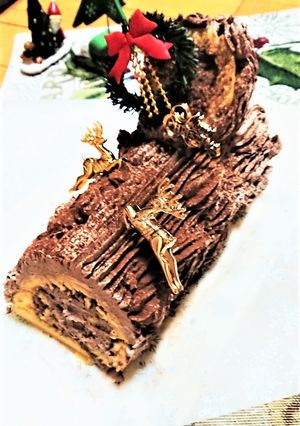 クリスマスに!【時短!ブッシュドノエル】-レシピのメイン写真