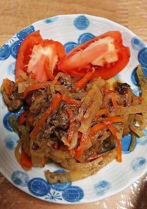大根と鰯缶のきんぴら風-レシピのメイン写真