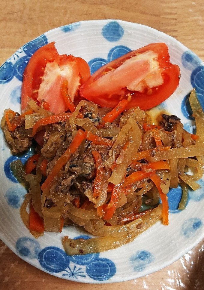 大根と鰯缶のきんぴら風-レシピのメイン写真