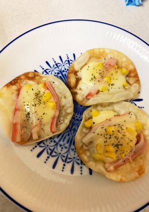 餃子の皮でお手軽おつまみ-レシピのメイン写真