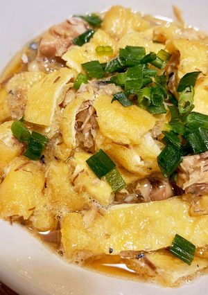 簡単★じゅわっと鯖缶と油揚げのみぞれ煮-レシピのメイン写真