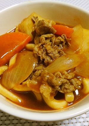 残ったカレーをリメイク♡簡単カレーうどん-レシピのメイン写真