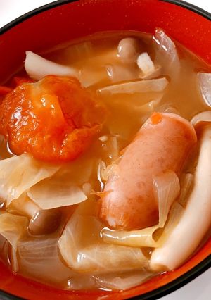 優しい味の具だくさんトマトスープ-レシピのメイン写真