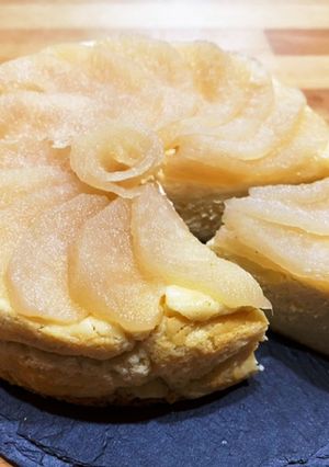 梨（秋甘泉）のチーズケーキ-レシピのメイン写真