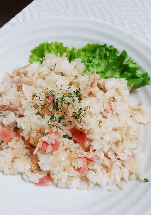 なめ茸inのガリバタ炒飯♡*｡ﾟ-レシピのメイン写真