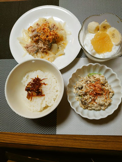 ヨウサマの減塩朝食基本的な病院食の日5㉚-レシピのメイン写真