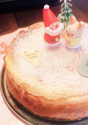 簡単ベイクドチーズケーキ　混ぜて焼くだけ-レシピのメイン写真