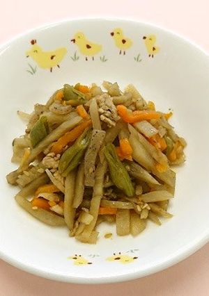保育園給食★具だくさんきんぴら-レシピのメイン写真