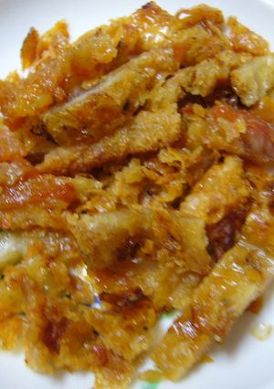 №２２　パリパリ鶏皮と鶏皮油-レシピのメイン写真
