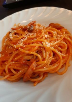 トマトクリームのようなナポリタン☆-レシピのメイン写真