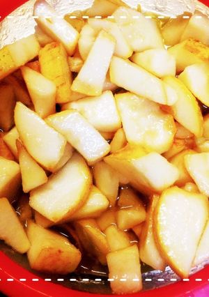 レンジだけで簡単！洋梨のコンポート-レシピのメイン写真