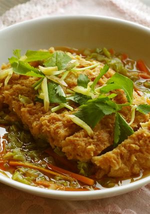 トンカツのスープ仕立て-レシピのメイン写真