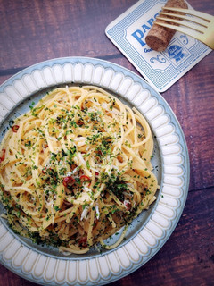 じゃこと青のりペペロンチーノパスタ-レシピのメイン写真