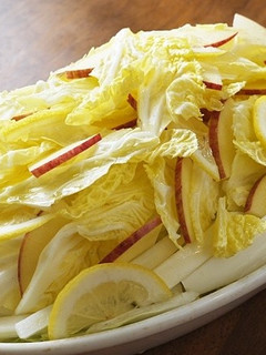 【雪下白菜】白菜とりんごのサラダ-レシピのメイン写真
