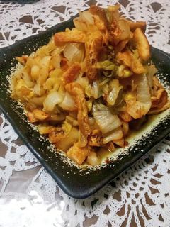 白菜と油揚げの和え物-レシピのメイン写真