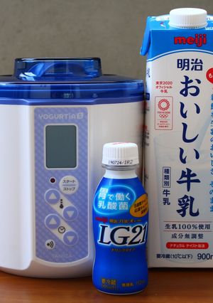 LG21ドリンクタイプで自家製ヨーグルト-レシピのメイン写真