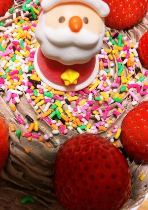 簡単クリスマスケーキ-レシピのメイン写真