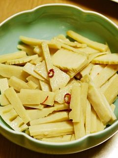 筍の硬いところ使用!たけのこピリ辛炒め-レシピのメイン写真