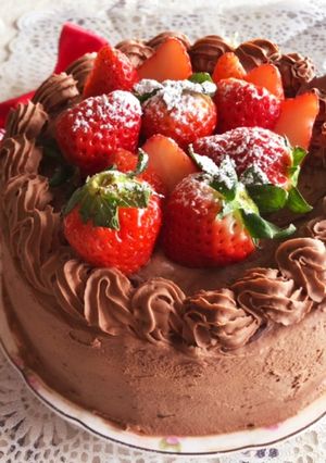 バレンタインにも♡チョコレートケーキ-レシピのメイン写真