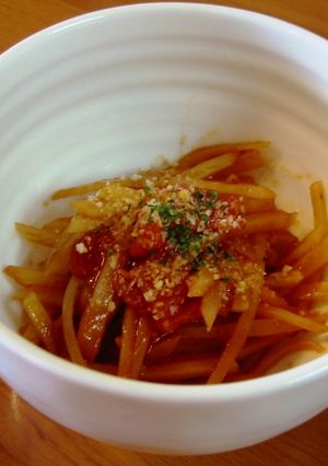 残り物であと１品♪トマトソース☆ポテト-レシピのメイン写真