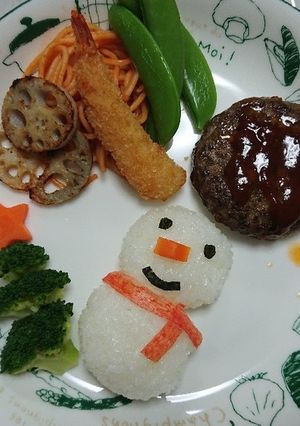 3歳児用☆クリスマスプレート2019-レシピのメイン写真