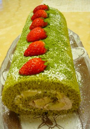 抹茶ロールケーキ-レシピのメイン写真
