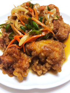 鳥唐揚げの三杯酢-レシピのメイン写真