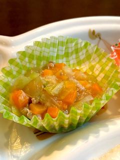 【離乳食後期9ヵ月〜】野菜あんかけ-レシピのメイン写真