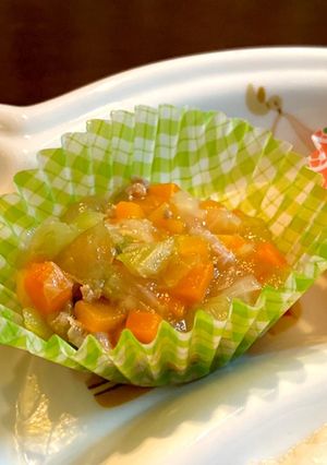 【離乳食後期9ヵ月〜】野菜あんかけ-レシピのメイン写真