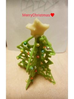 チョコペン♪クリスマスケーキに立体ツリー-レシピのメイン写真