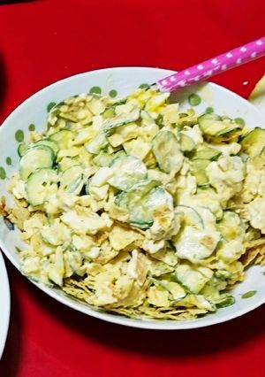 ポテトチップスサラダ-レシピのメイン写真