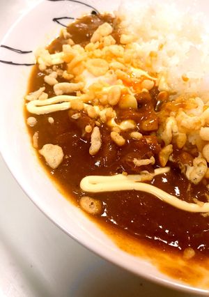 ウマ〜い♫カレーに天かすとマヨネーズ♫-レシピのメイン写真