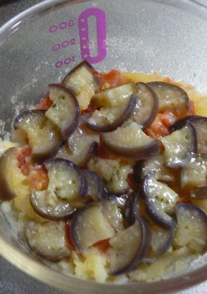 離乳食★ジャガイモとなすのグラタン風-レシピのメイン写真
