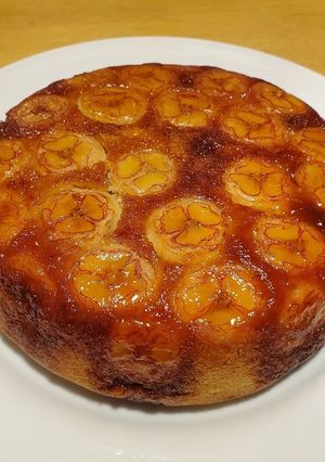 炊飯器とHMで簡単♪カラメルバナナケーキ-レシピのメイン写真