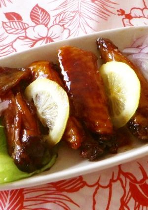 ☆手羽なか肉のコーラ煮☆-レシピのメイン写真