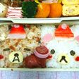 簡単キャラ弁☆リラックマサンタ♪