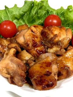 鶏肉で簡単照り焼き(ローストチキン風)-レシピのメイン写真